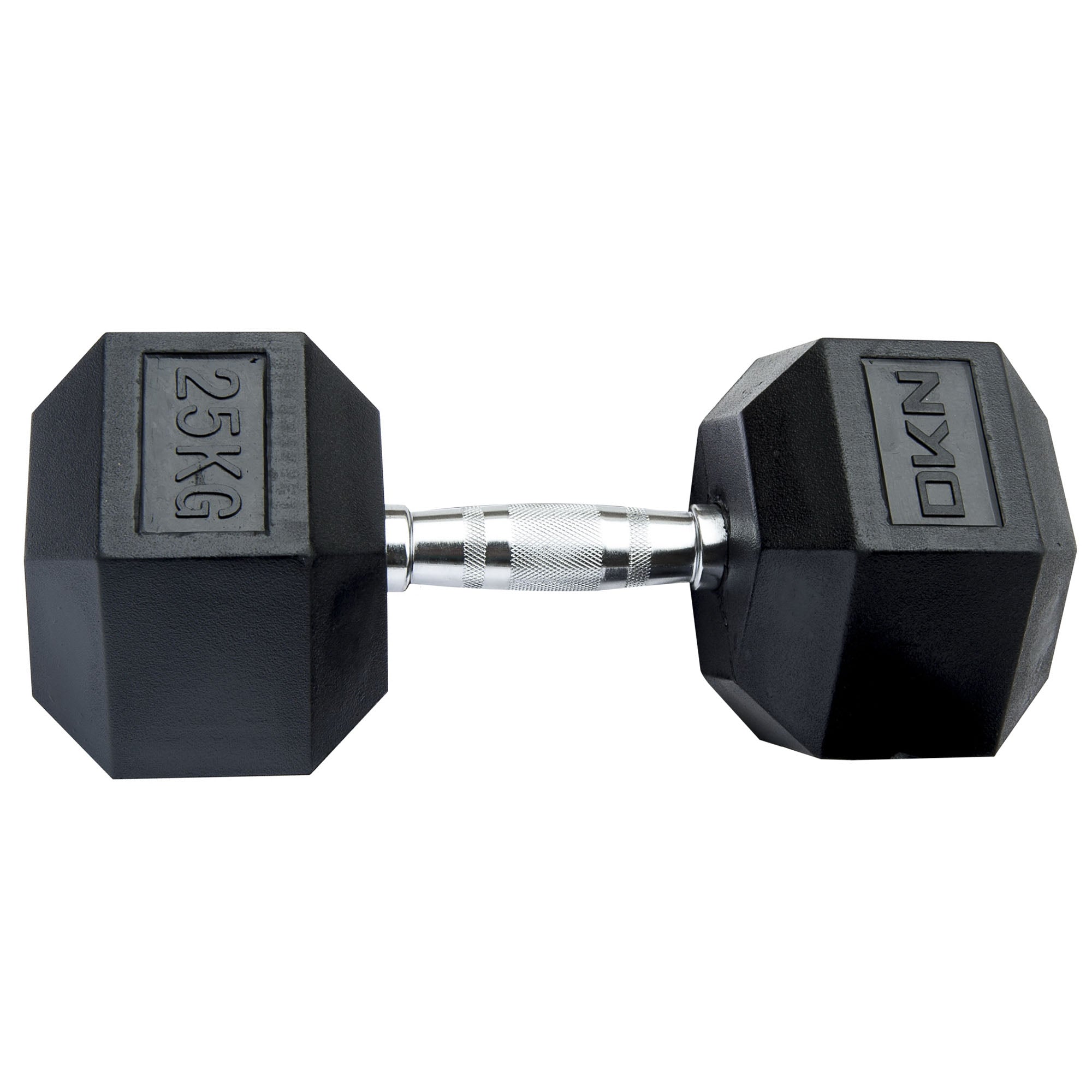 DKN Rubber Hex Dumbbells