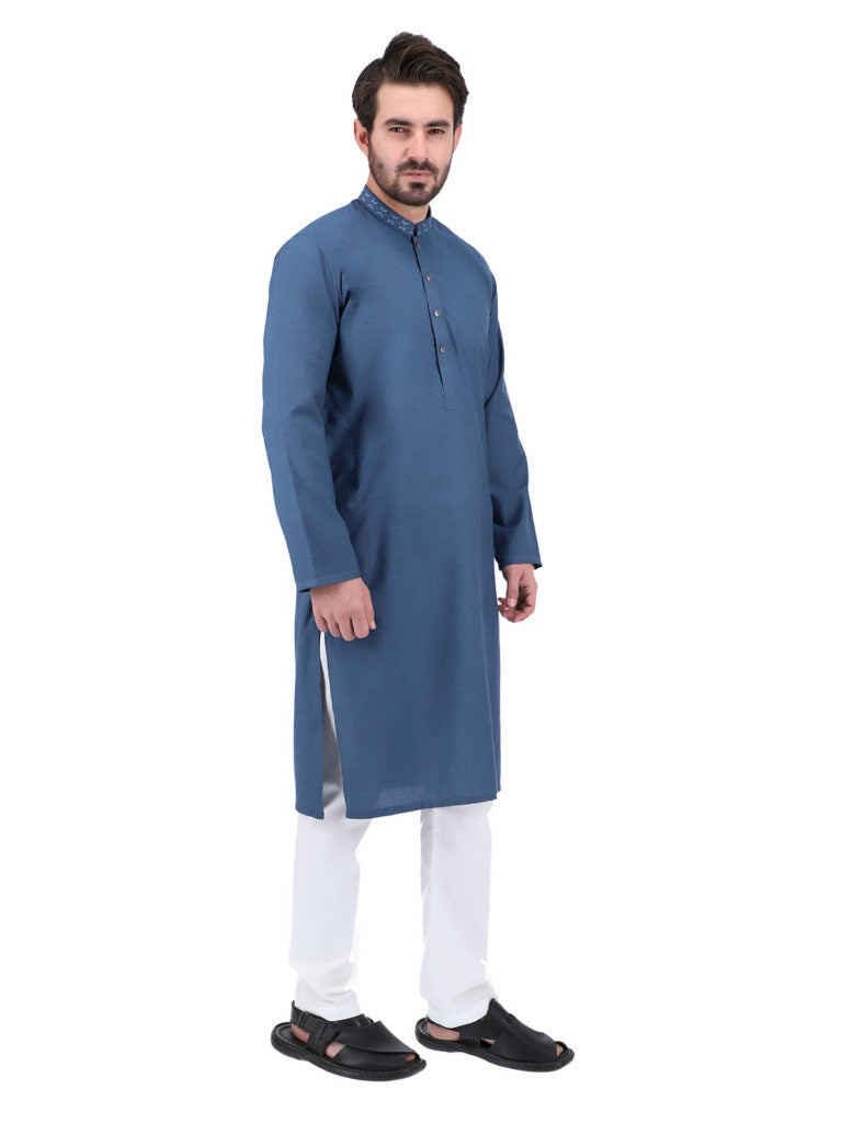 Buy Green 2-Piece Ethnic Suit for Men by KISAH Online | Ajio.com