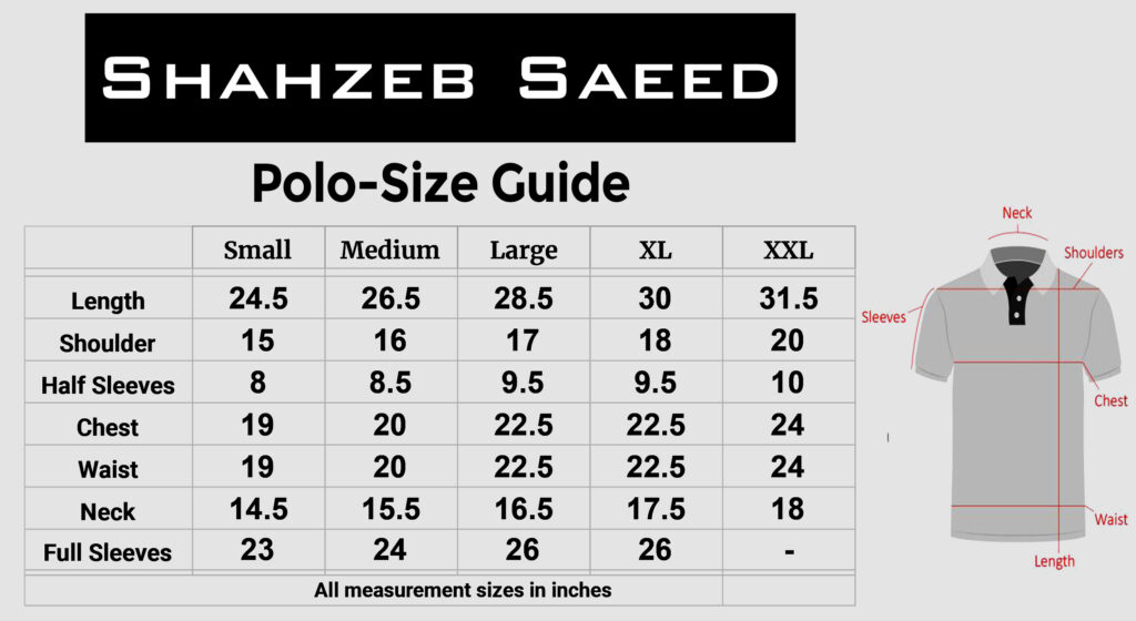 Polo-Size-Chart