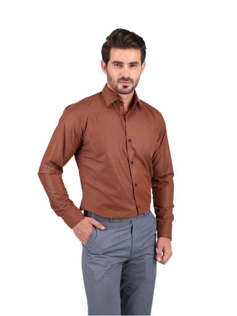 Brown formal shirt