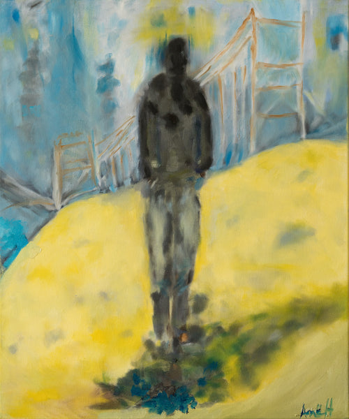 Man Walking Away oil painting
