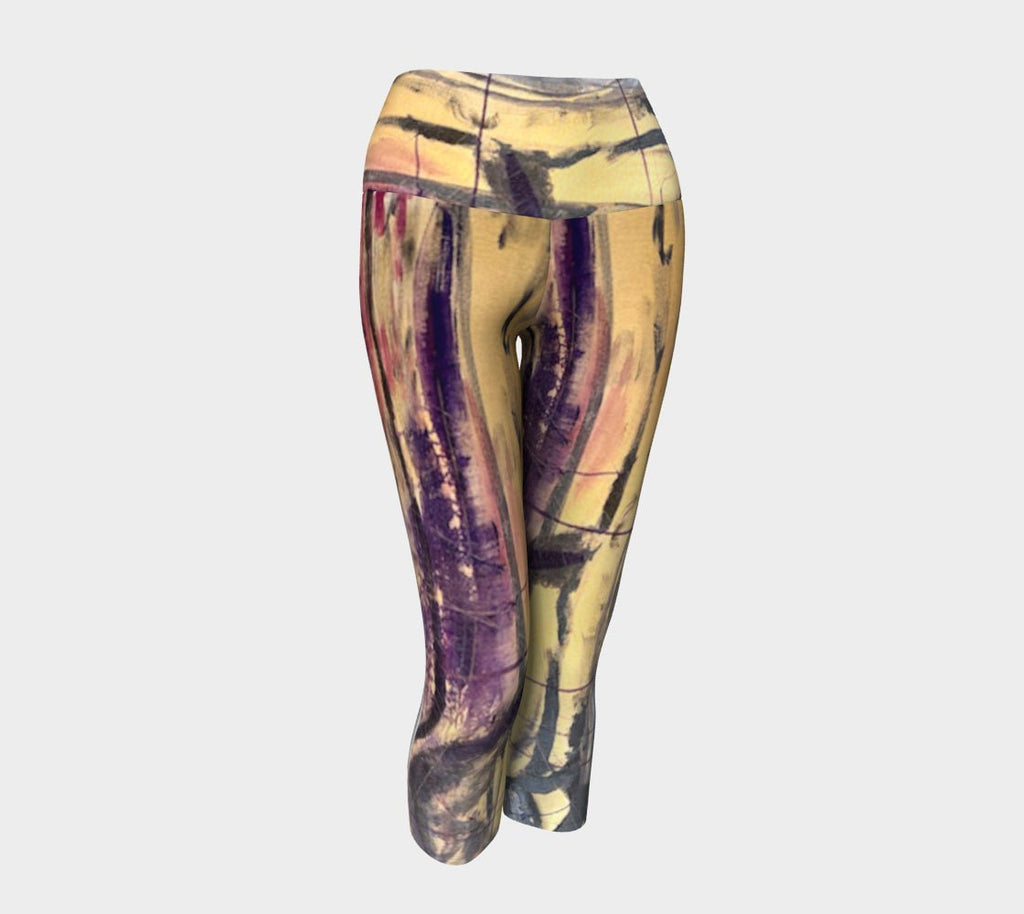 Yoga Capri Leggings Flower Power - FABA Collection