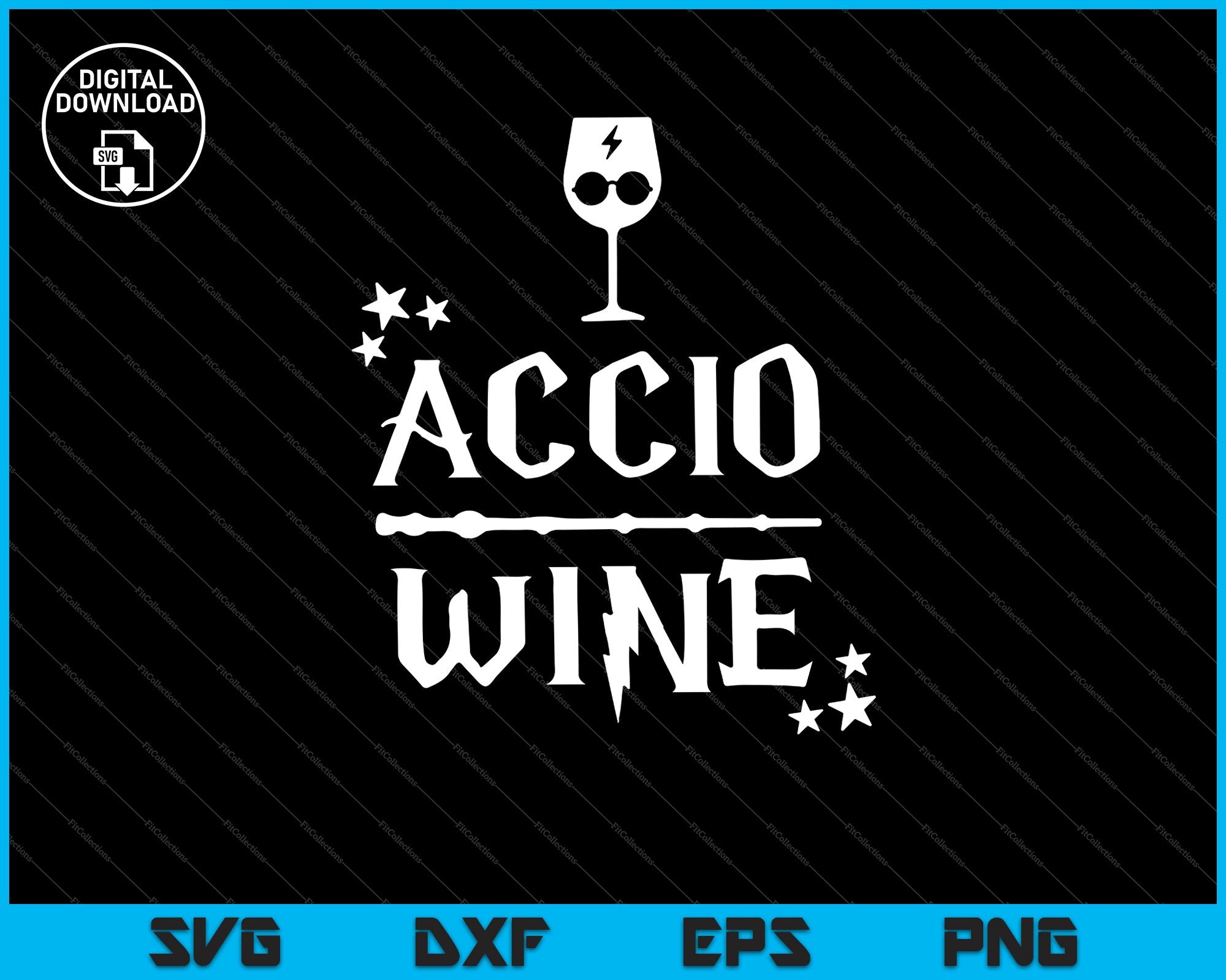 Download Accio Wine Svg Png Files Creativeusarts