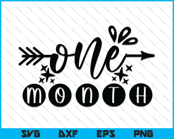 Download Baby Girls First Year First Month Milestone Svg Png Files Creativeusarts