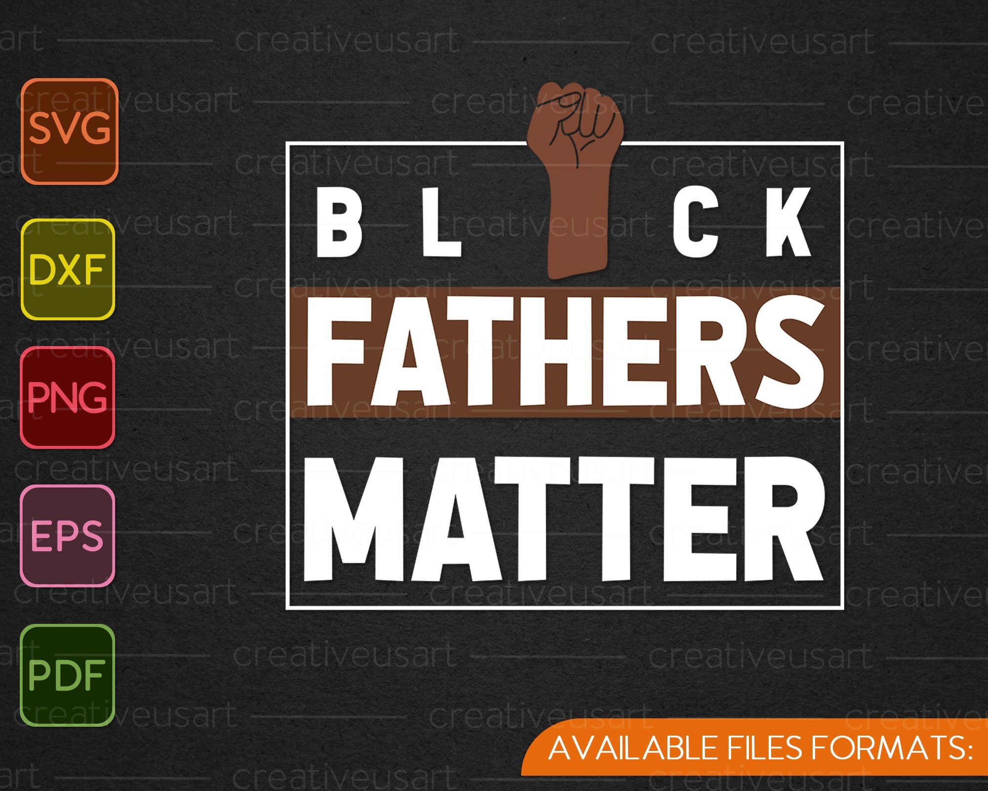 Download Black Fathers Matter For Black Dad Gift Father S Day Svg Png Files Creativeusarts