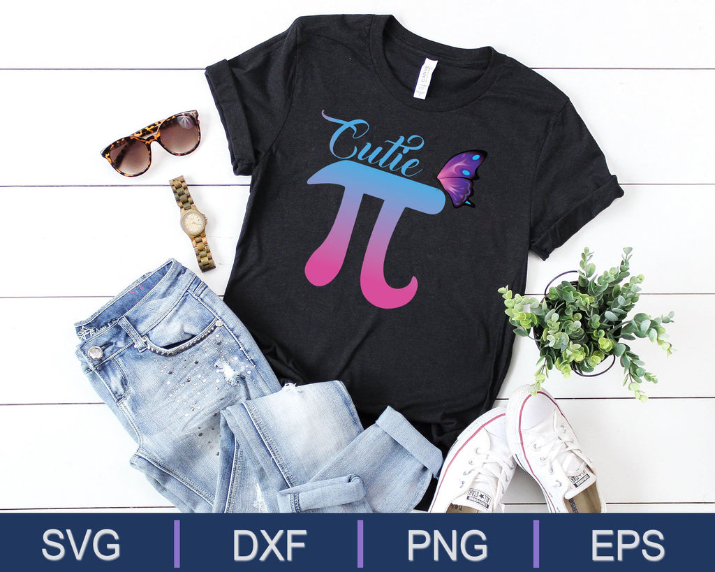 Download Cutie Pi T Shirt Design Cute Math Pun Tee For Pi Day Svg Png Files Creativeusarts