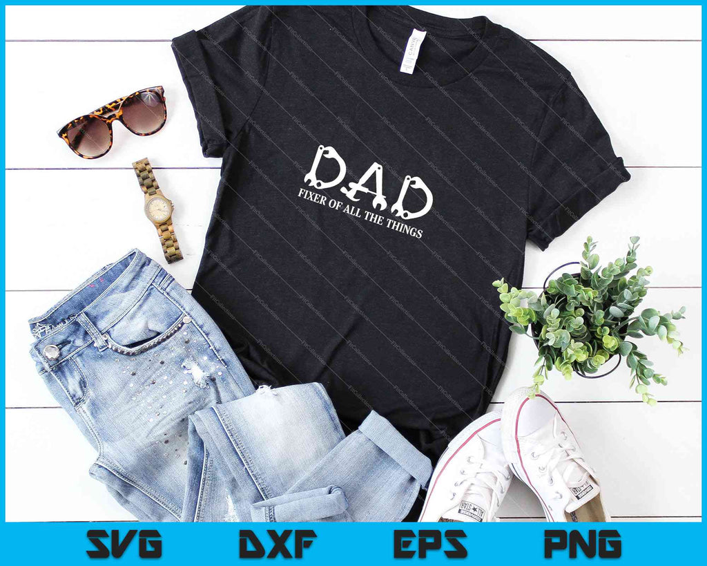 Download Dad Fixer Of All The Things Mechanic Dad Svg Png Files Creativeusarts