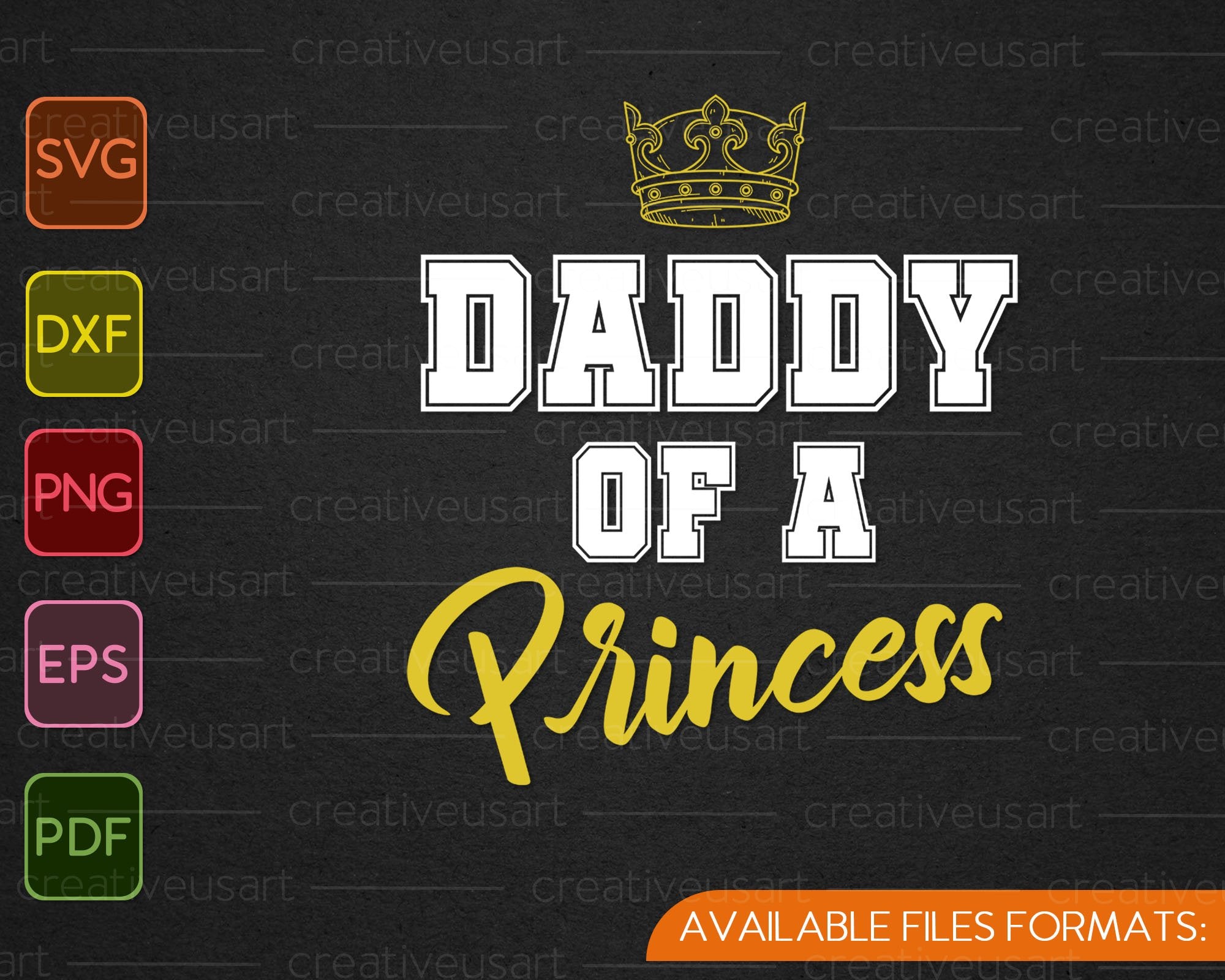 Download Daddy Of A Princess Father Daughter Matching Svg Png Files Creativeusarts