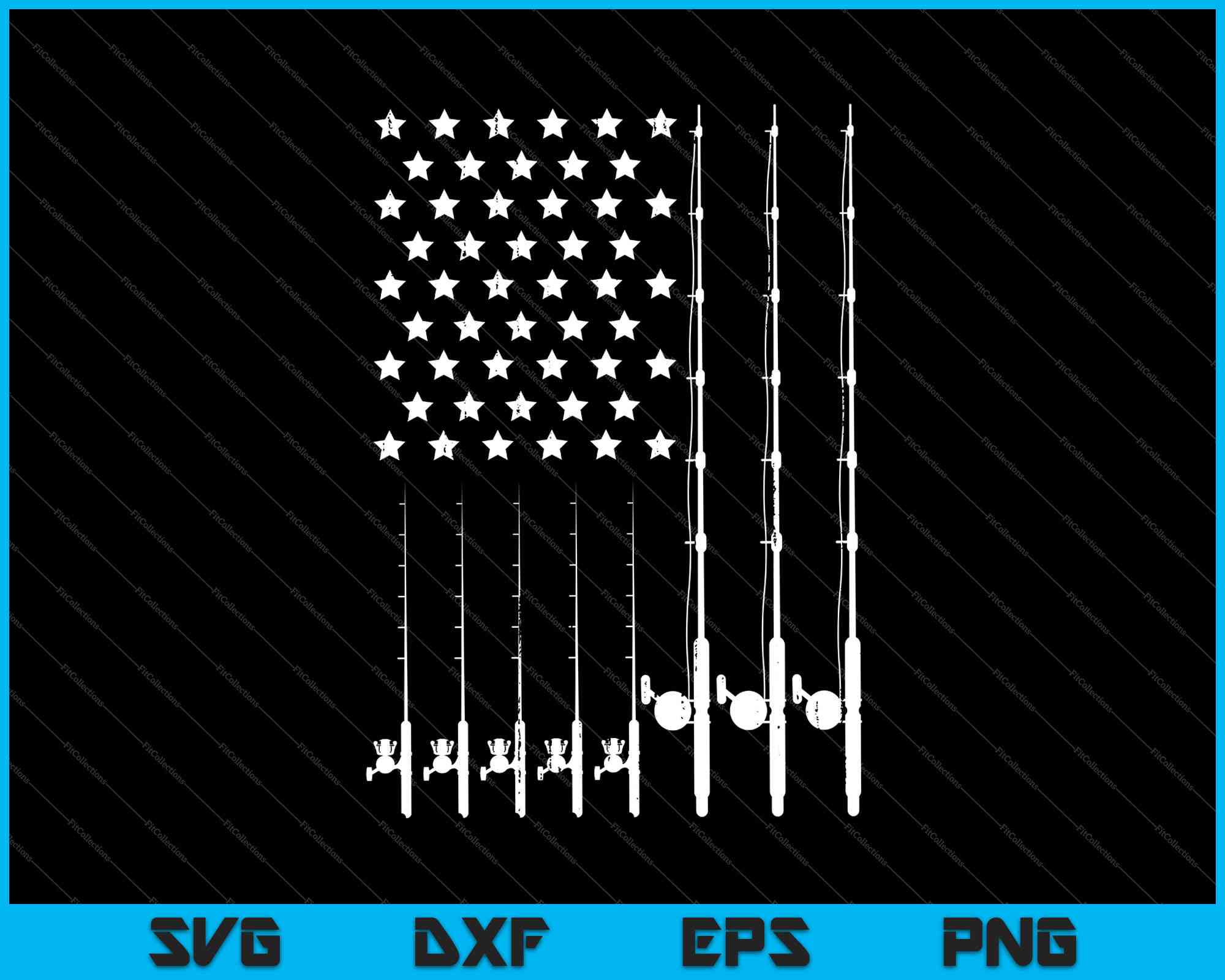 Free Free 52 American Flag Fishing Rod Svg SVG PNG EPS DXF File