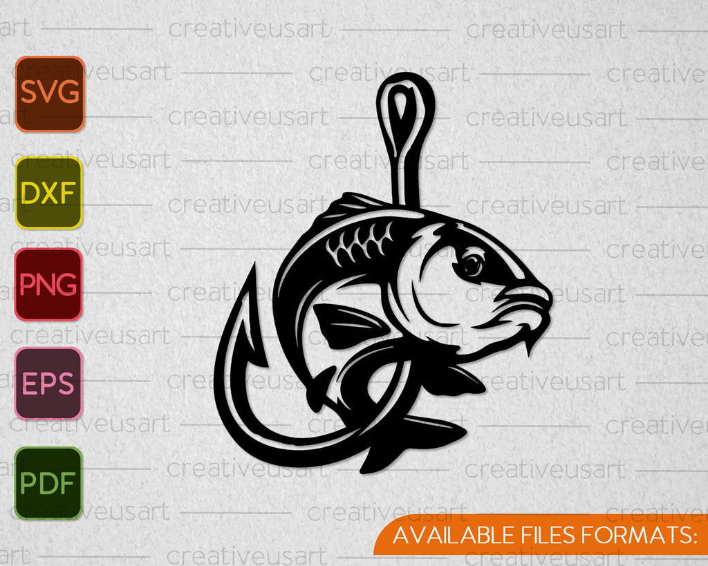 Download Fishing Bass Fish Svg Png Cutting Printable Files Creativeusarts