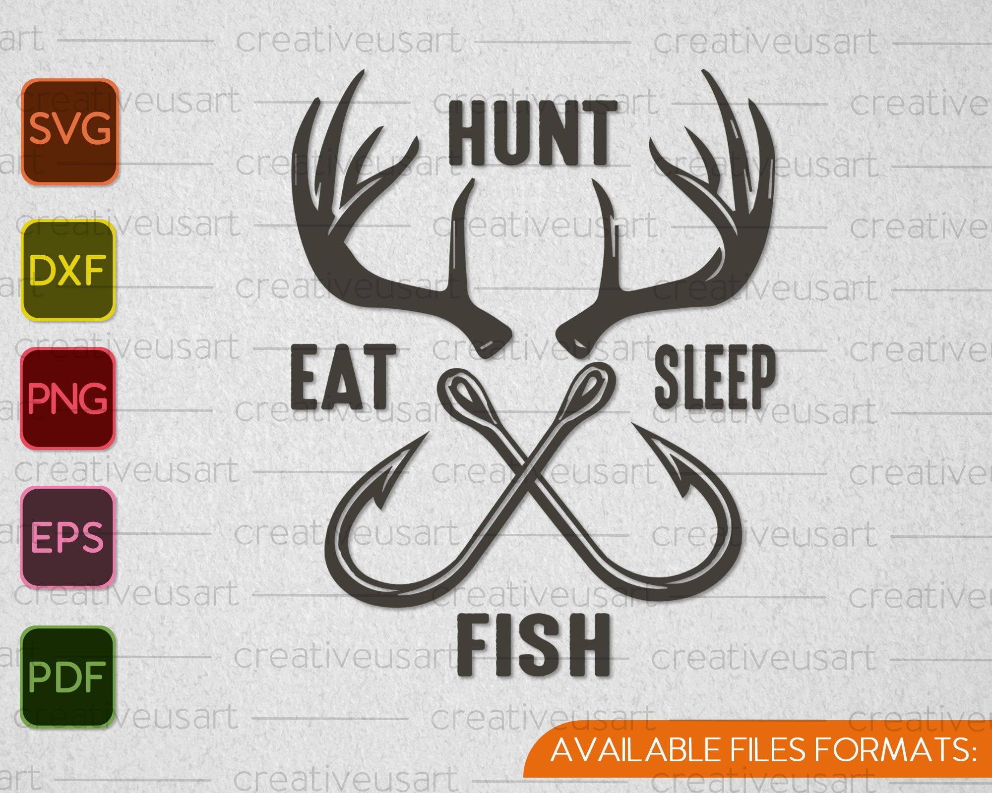 Download Fishing Hunting Hunt And Fish Svg Png Files Creativeusarts