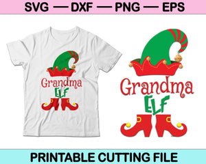Download Christmas Family Grandma Elf Svg Png Cutting Printable Files Creativeusarts