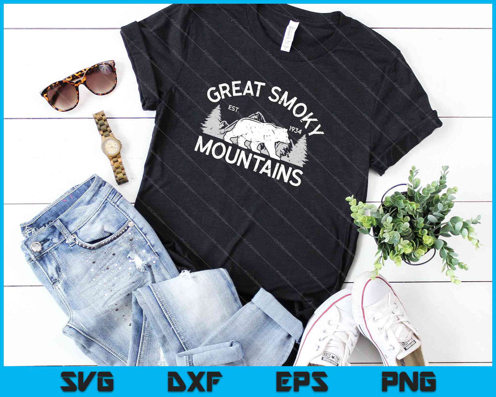 Free Free 291 Smoky Mountain Vacation Svg SVG PNG EPS DXF File