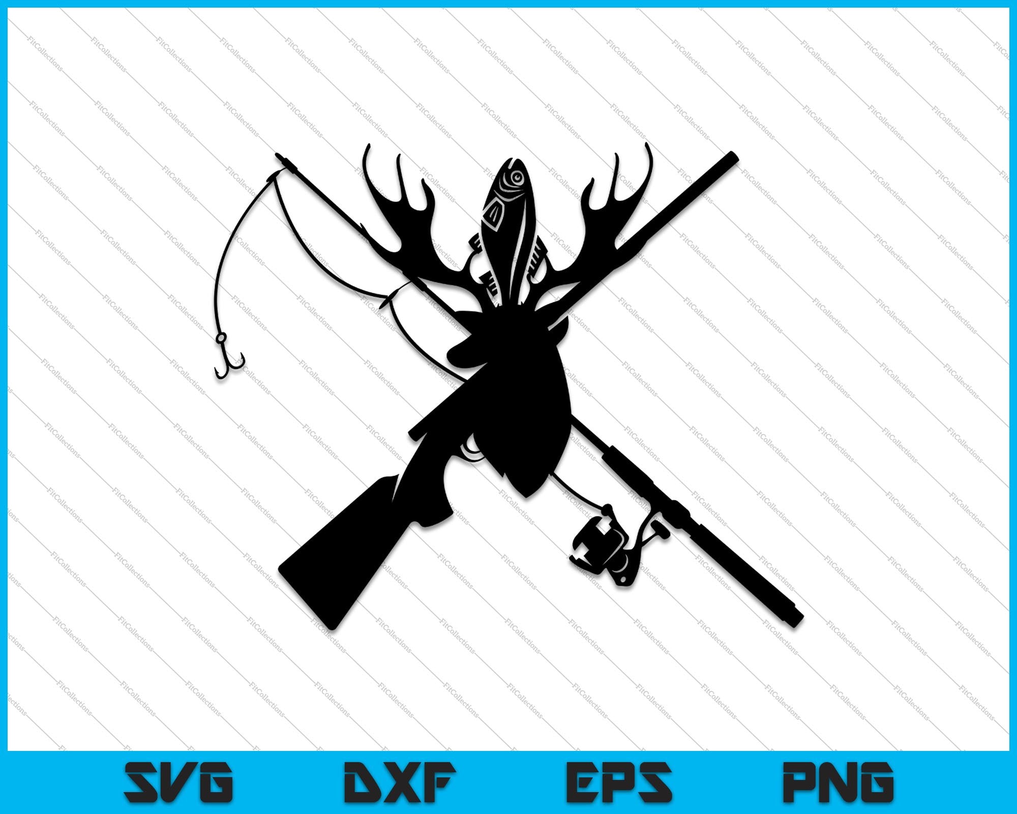 Free Free 251 Hunting Fishing Svg SVG PNG EPS DXF File