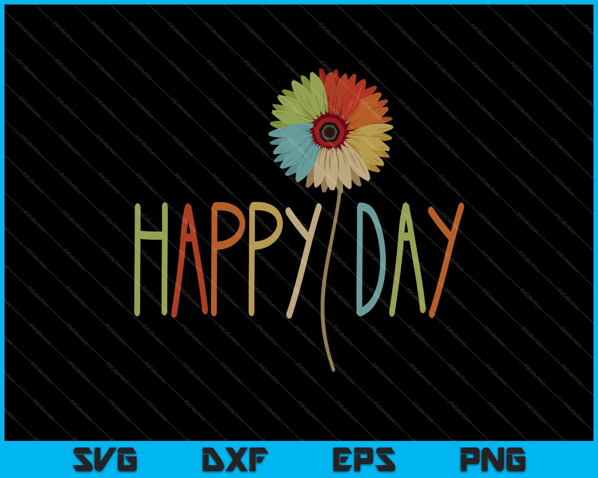 Download Vintage Happy Day Sunflower Father S Day Svg Png Files Creativeusarts