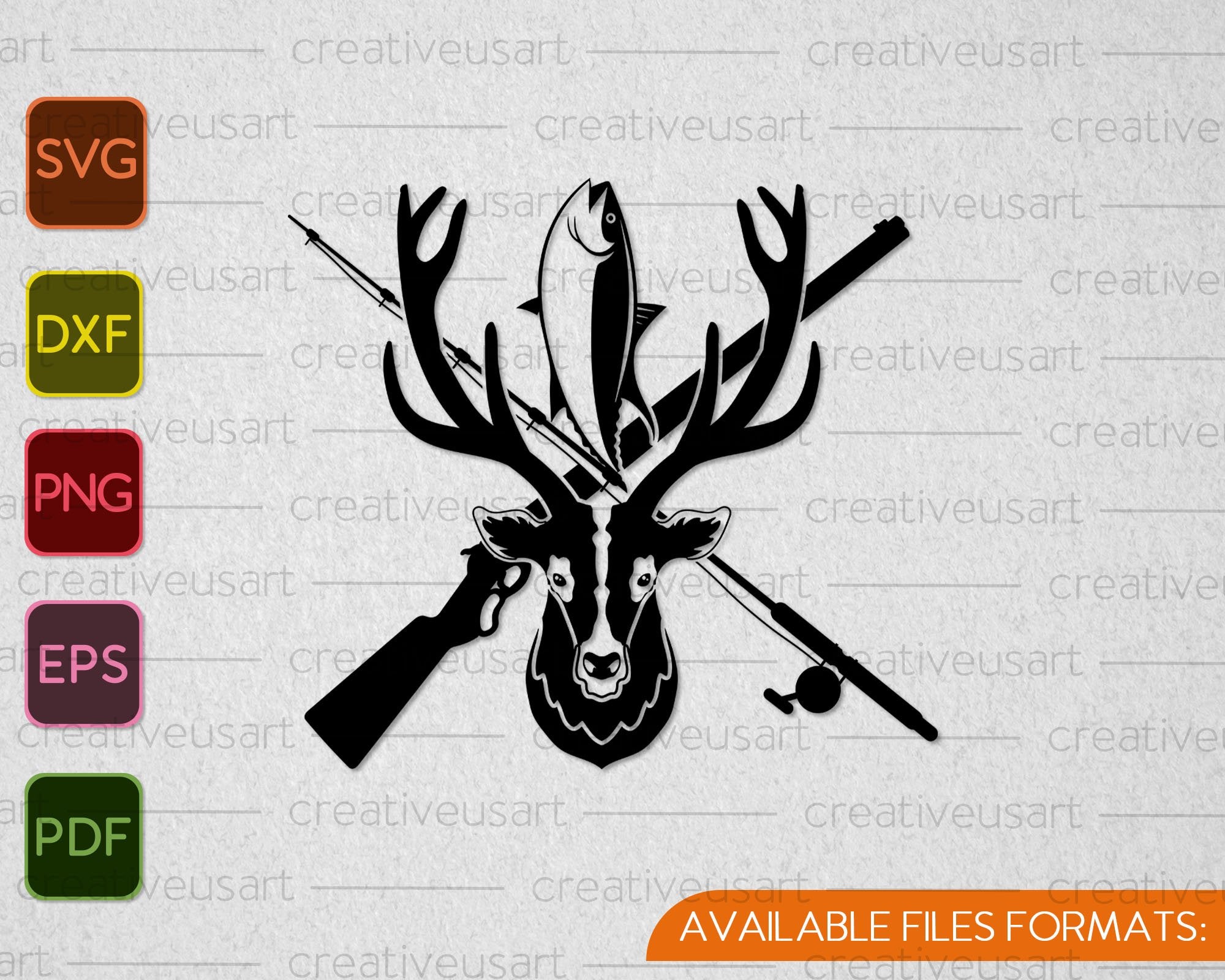 Download Hunting Fishing Hunting And Fishing Decals Svg Png Files Creativeusarts