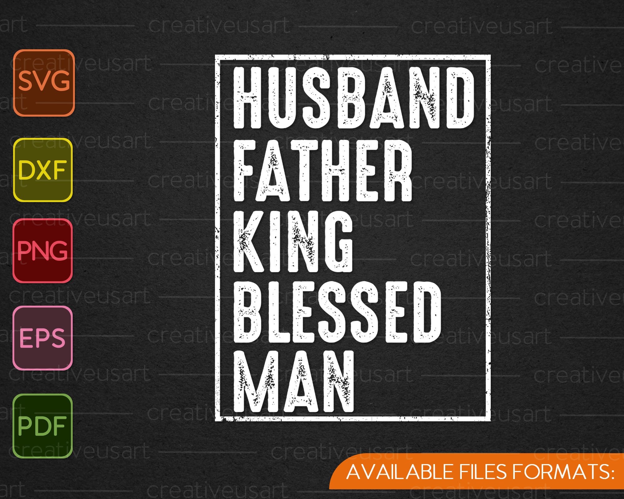 Download Husband Father King Blessed Man Black Pride Dad Svg Png Files Creativeusarts