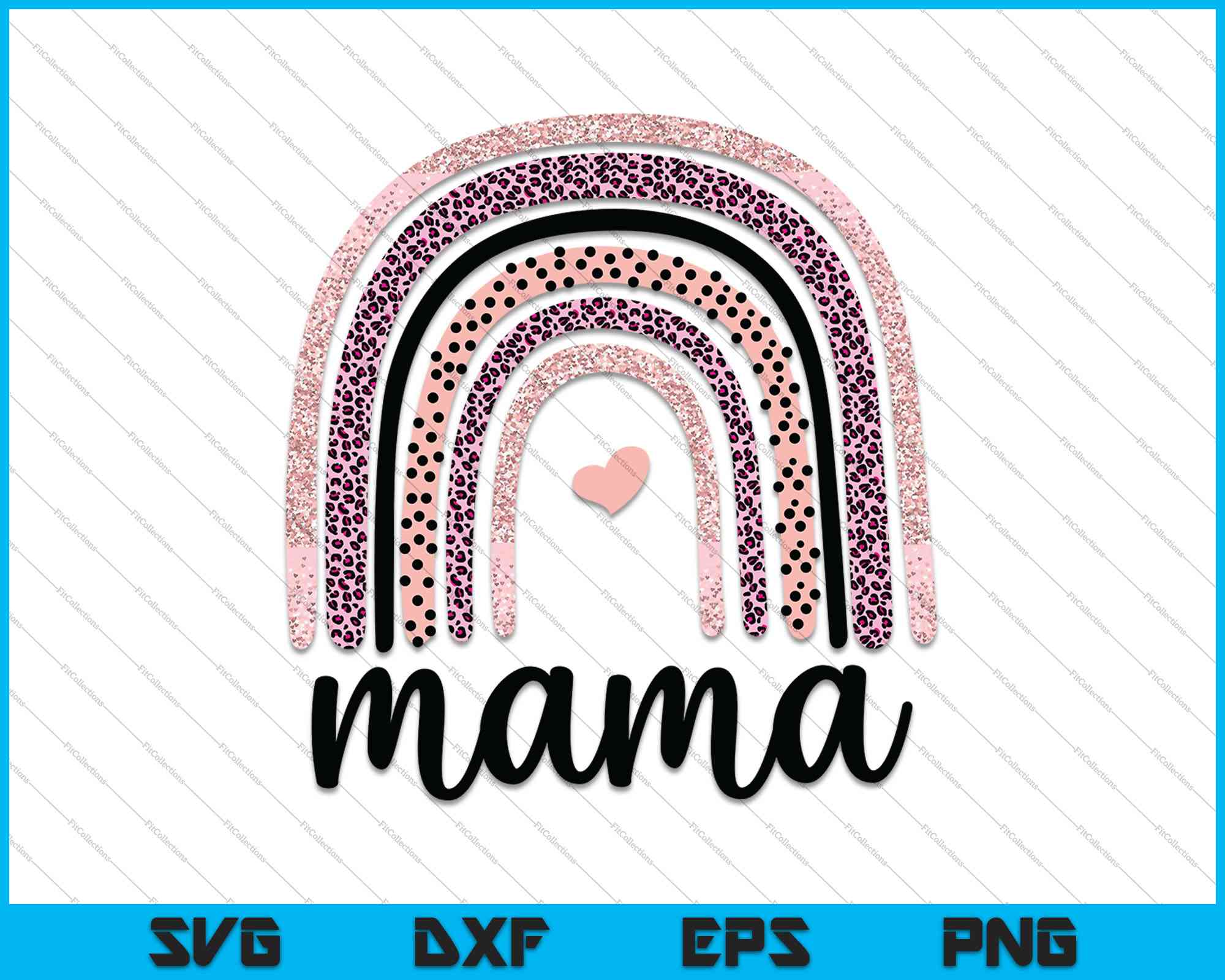 Download Mama Rainbow Svg Png Printable Files Creativeusarts