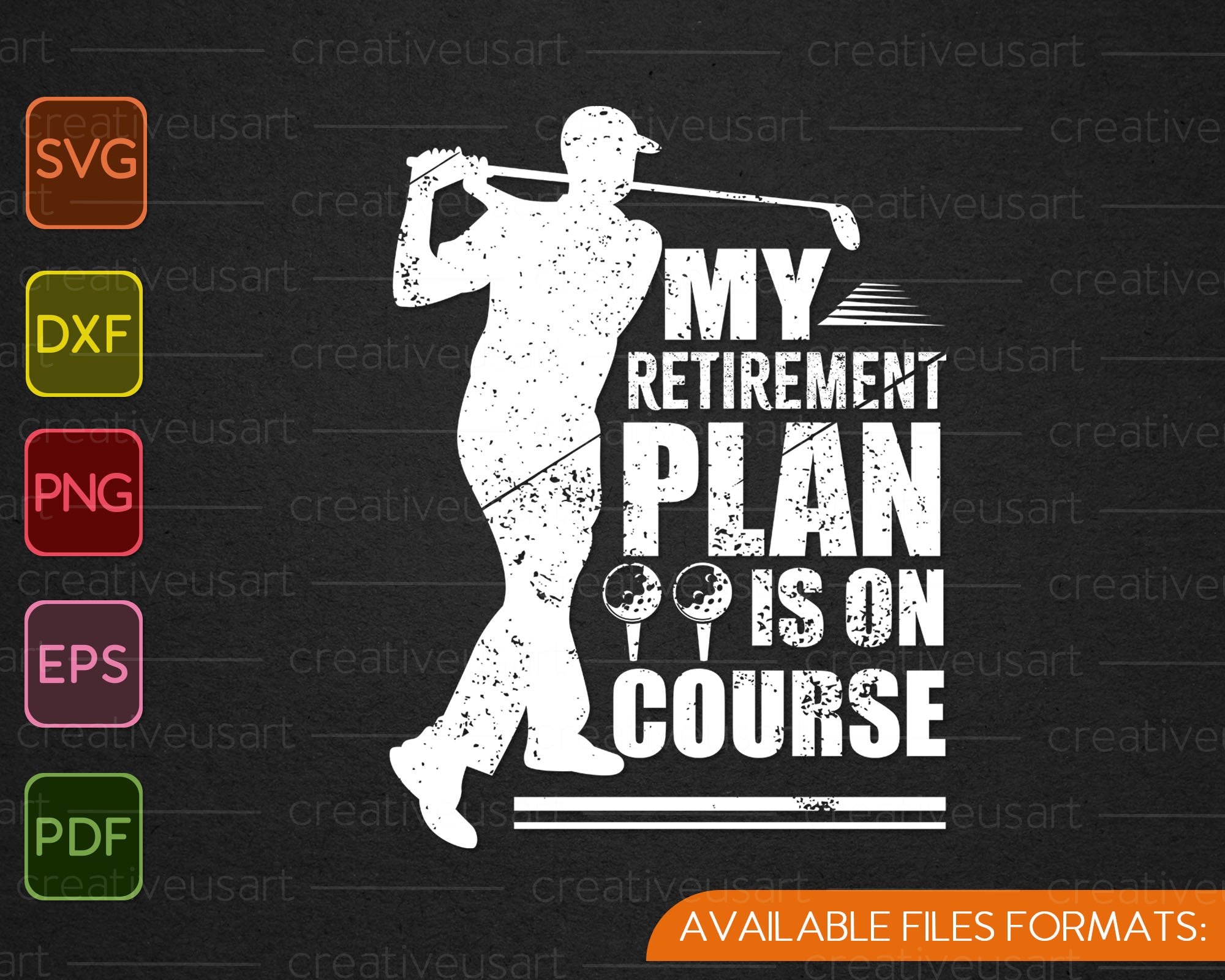 Download My Retirement Plan Is On Course Gift For Husband Svg Png Files Creativeusarts