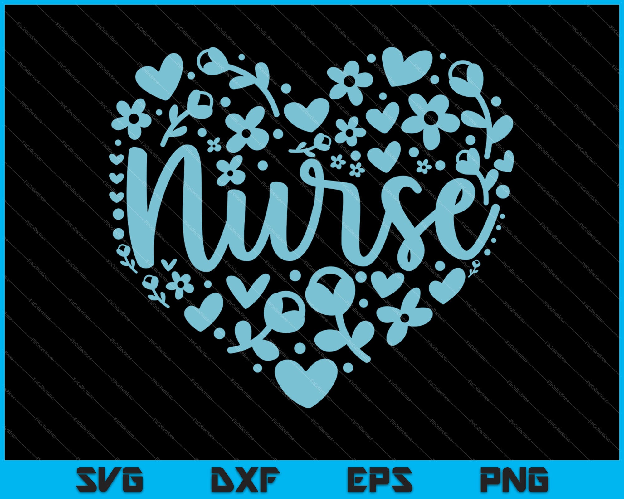 Download Nurse Floral Heart Happy Mother S Day Love Svg Png Files Creativeusarts