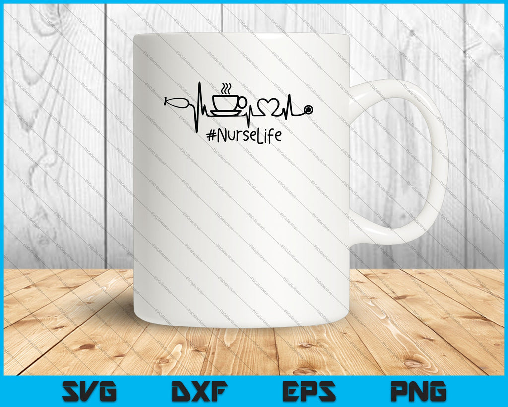 Free Free 216 Coffee Cup Heartbeat Svg SVG PNG EPS DXF File