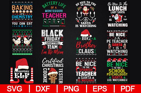 Download 130 Christmas T Shirt Design Svg Png Cutting Mega Bundle Creativeusarts