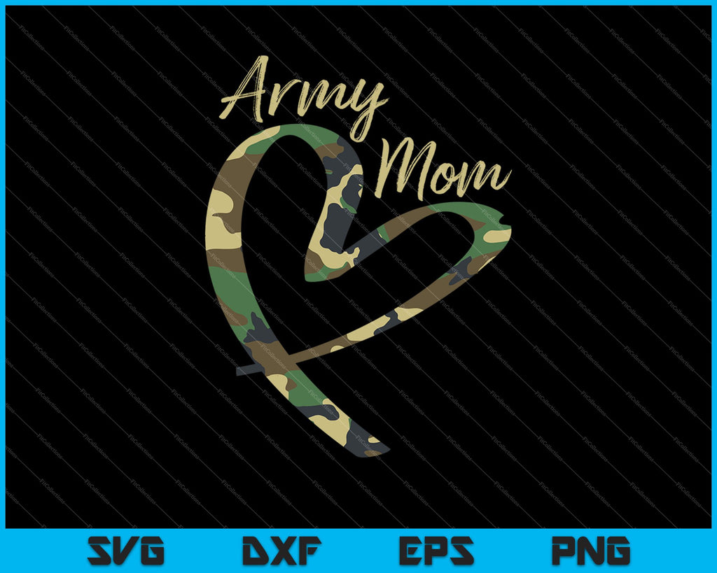 Download Proud Army Mom Svg Png Cutting Printable Files Creativeusarts