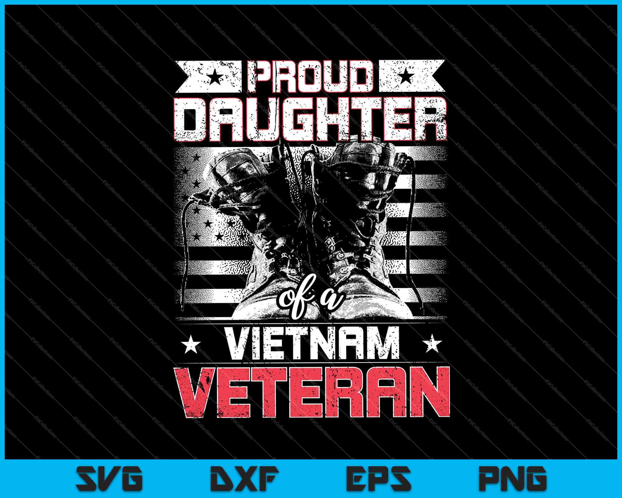 Download Proud Daughter Of A Vietnam Veteran Svg Png Files Creativeusarts