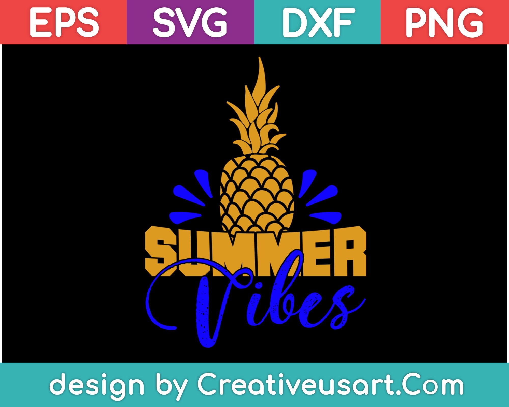 Download Summer Vibes Svg Png Cutting Printable Files Creativeusarts