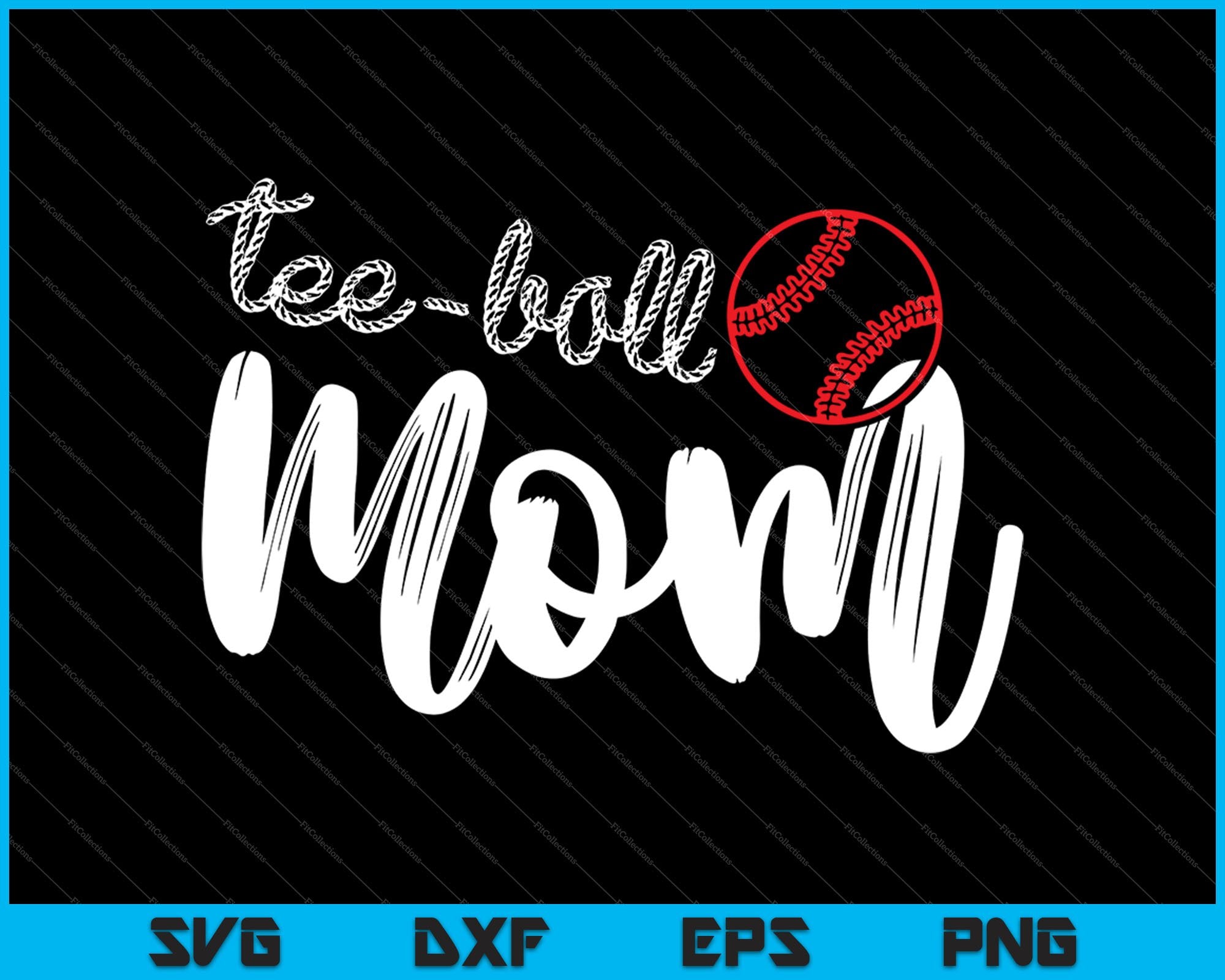 Download Tee Ball Mom Svg Png Cutting Printable Files Creativeusarts