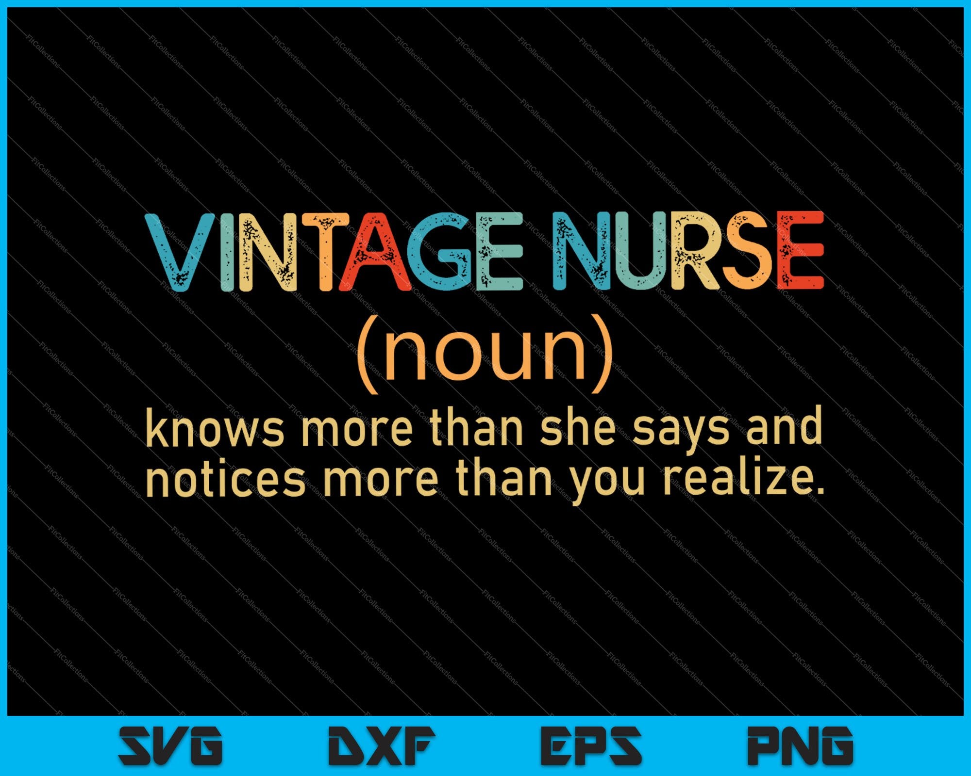 Download Vintage Nurse Noun Definition Svg Png Files Creativeusarts