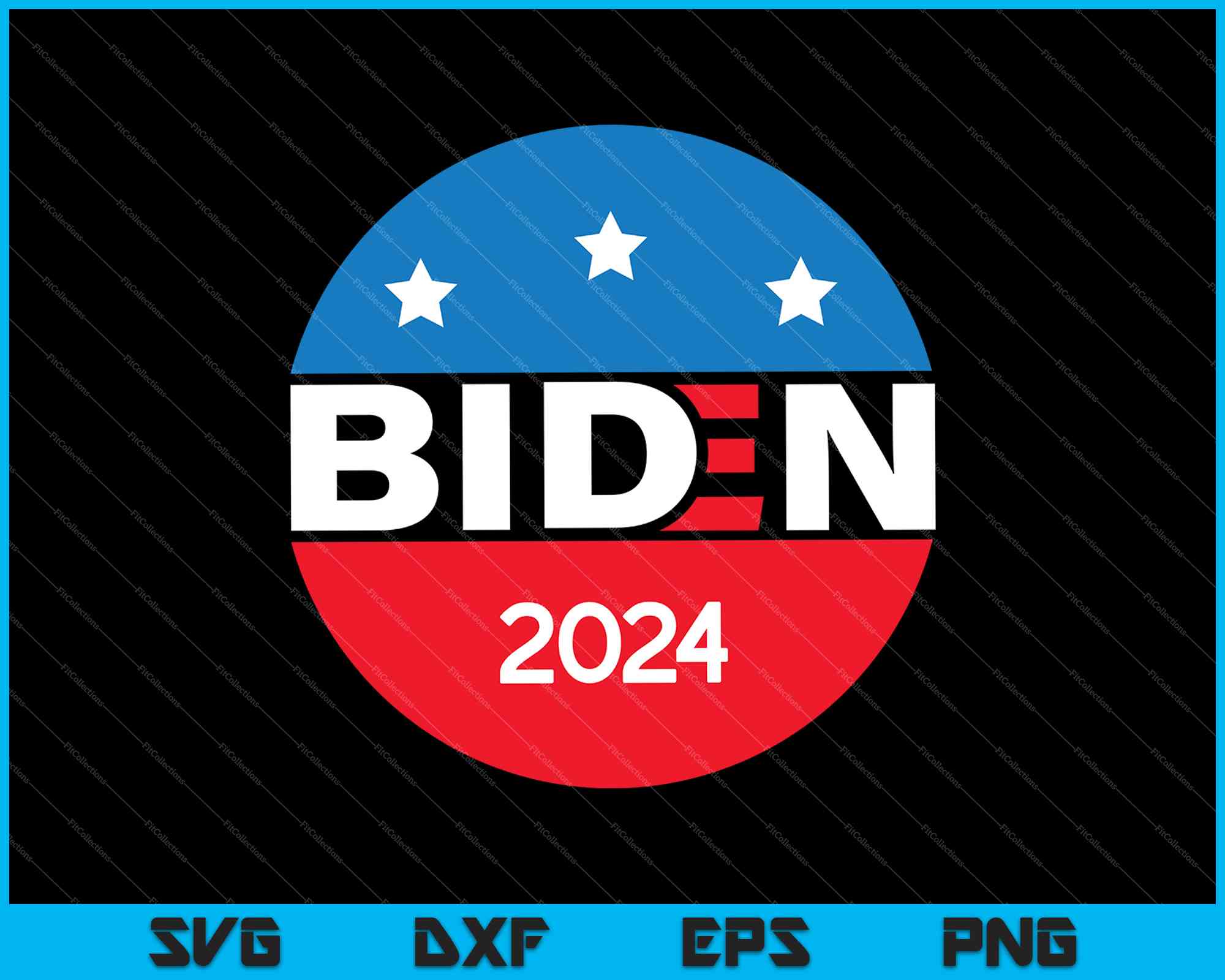 Biden 2024 Retro Vintage SVG PNG Files creativeusarts