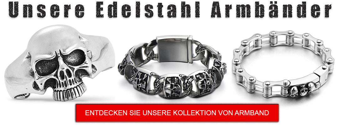 Unsere Edelstahl-Armbänder