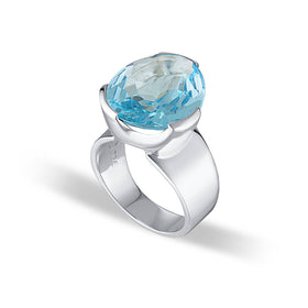 Sky blue topaz 💙 : r/RingShare