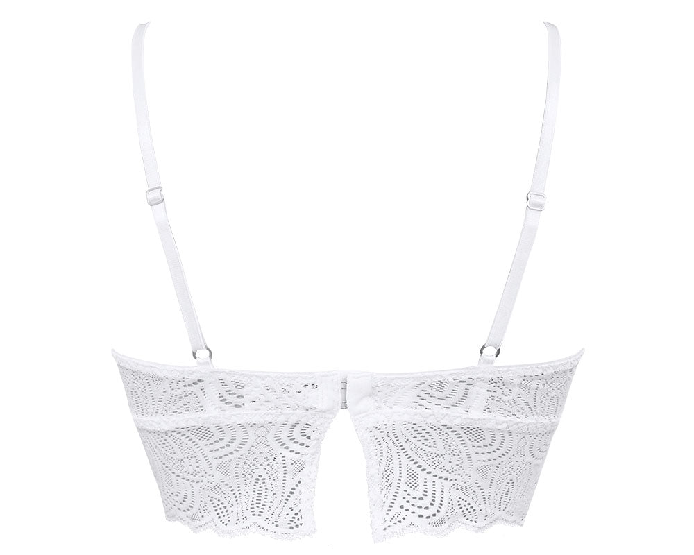 Daylight Bloom White Bralette