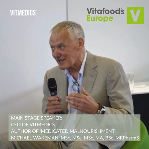 Vitafoods speaker Michael Wakeman Vitmedics Vitcheck 