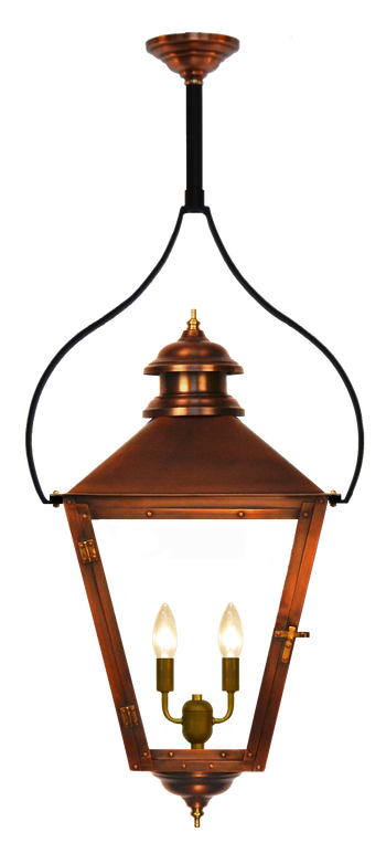 Vintage Gas & Electric Copper Lantern