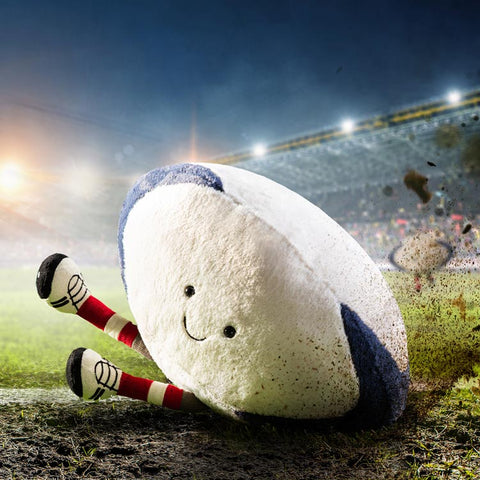 Jellycat Amuseables Sports Rugby Ball