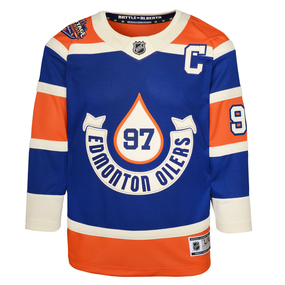 Edmonton Oilers adidas Primegreen Authentic Blue 2023 Heritage Classic –  ICE District Authentics