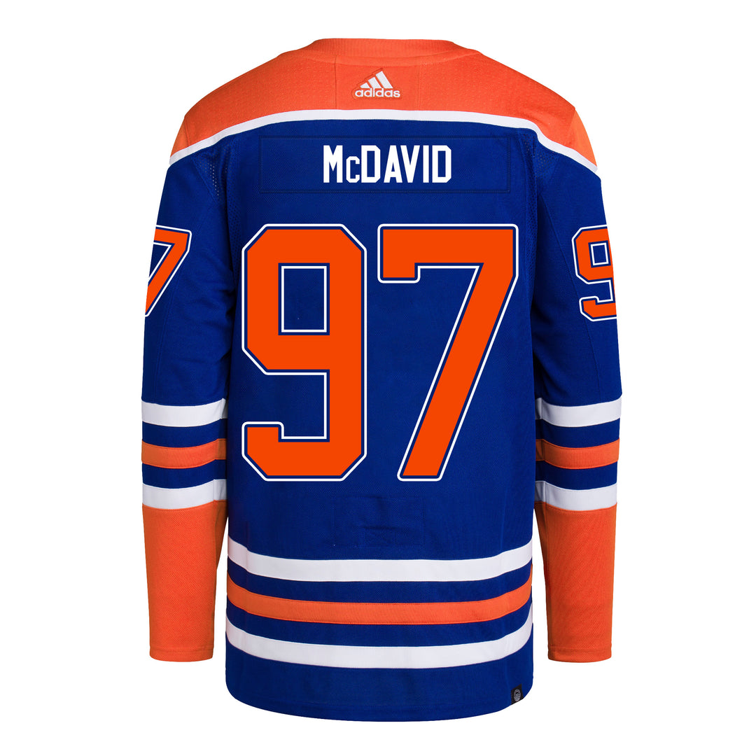 Men's Connor McDavid Edmonton Oilers Adidas 1917- 100th