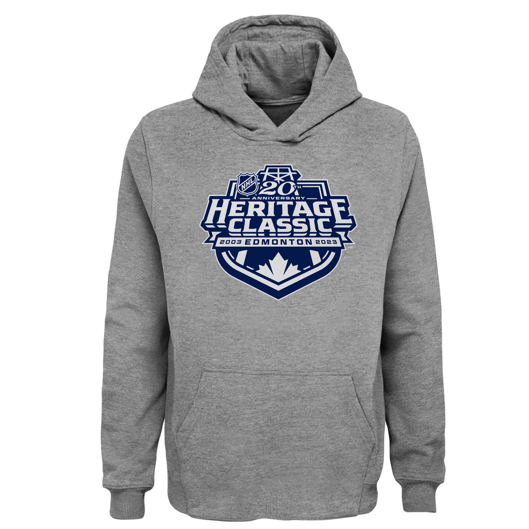 NHL Edmonton Oilers Blue 2023 Heritage Classic Hoodie - Torunstyle