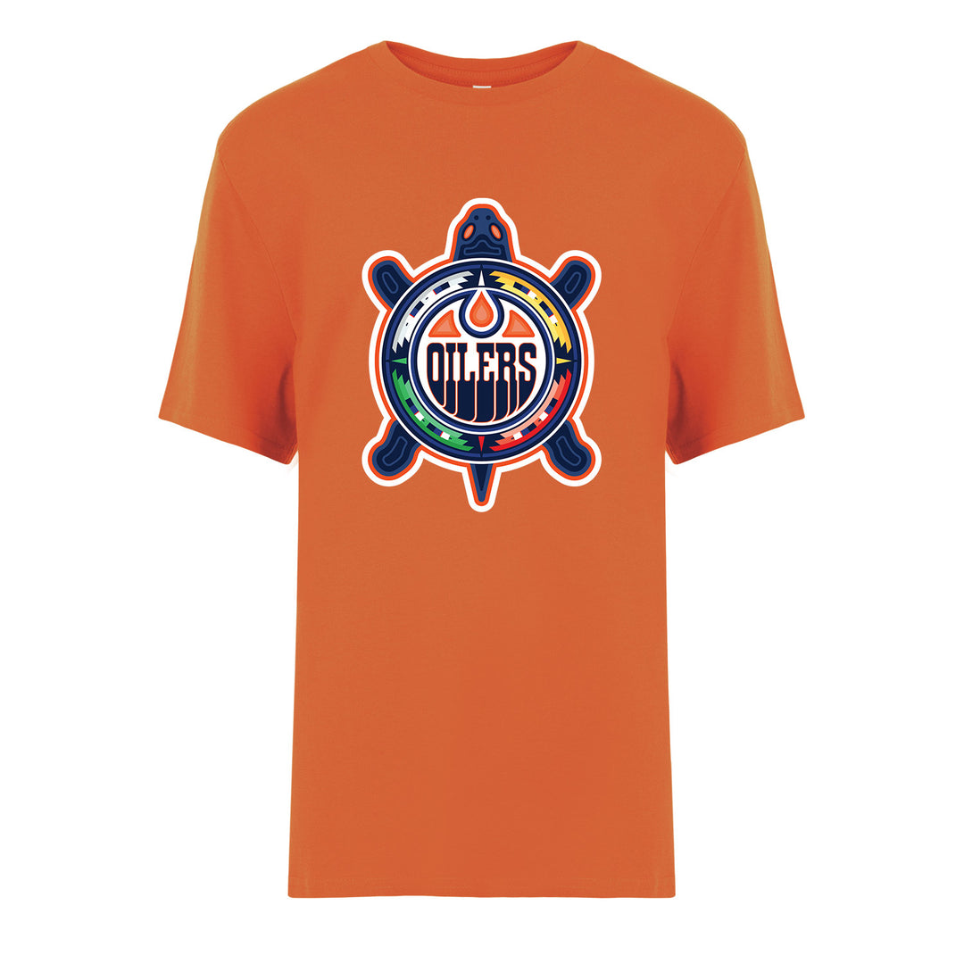 Edmonton Oilers Turtle Island logo T-shirt, long sleeve, hoodie - Bluecat