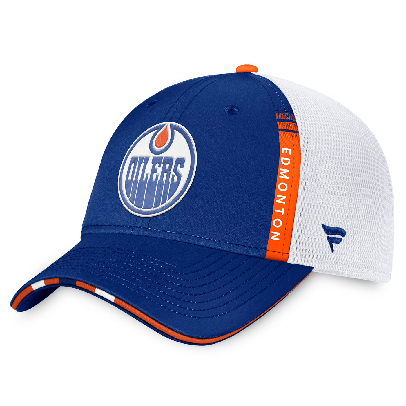 white oilers hat