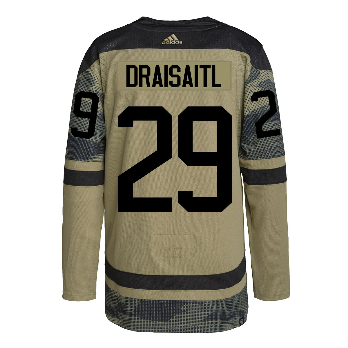 Leon Draisaitl Edmonton Oilers Primegreen Authentic Camo/Military Appreciation Jersey - ICE District Authentics product image