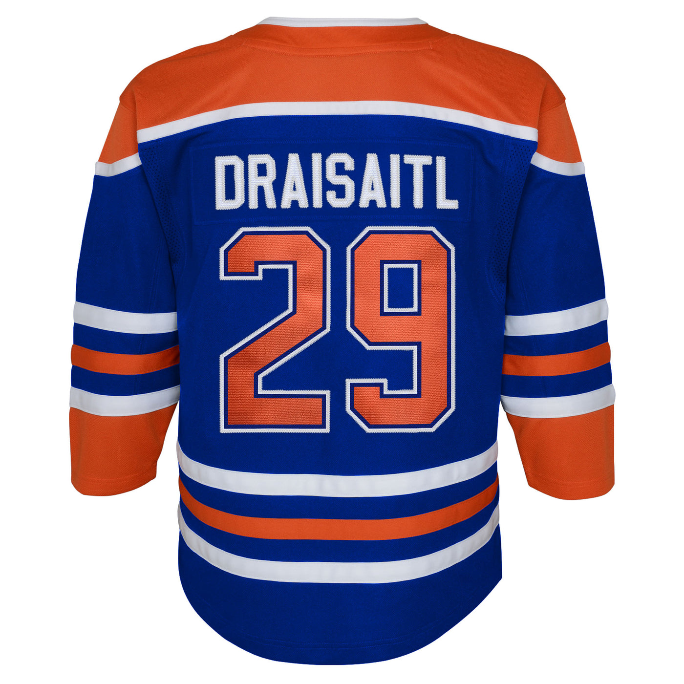 reporte Hacer un nombre Dando Leon Draisaitl Edmonton Oilers Youth Royal Blue Home Jersey – ICE District  Authentics