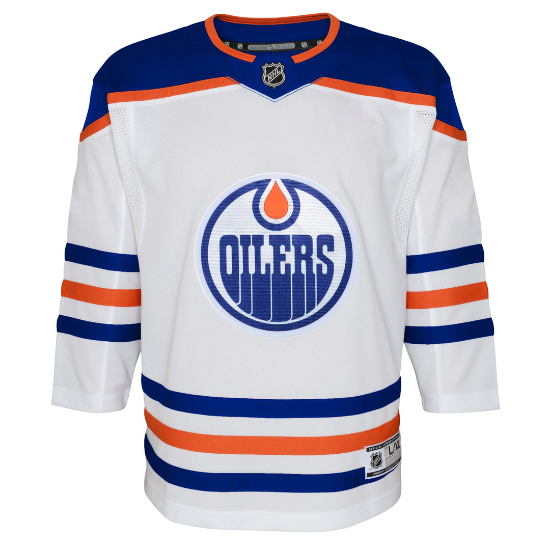 H550B-EDM877B Edmonton Oilers Blank Hockey Jerseys