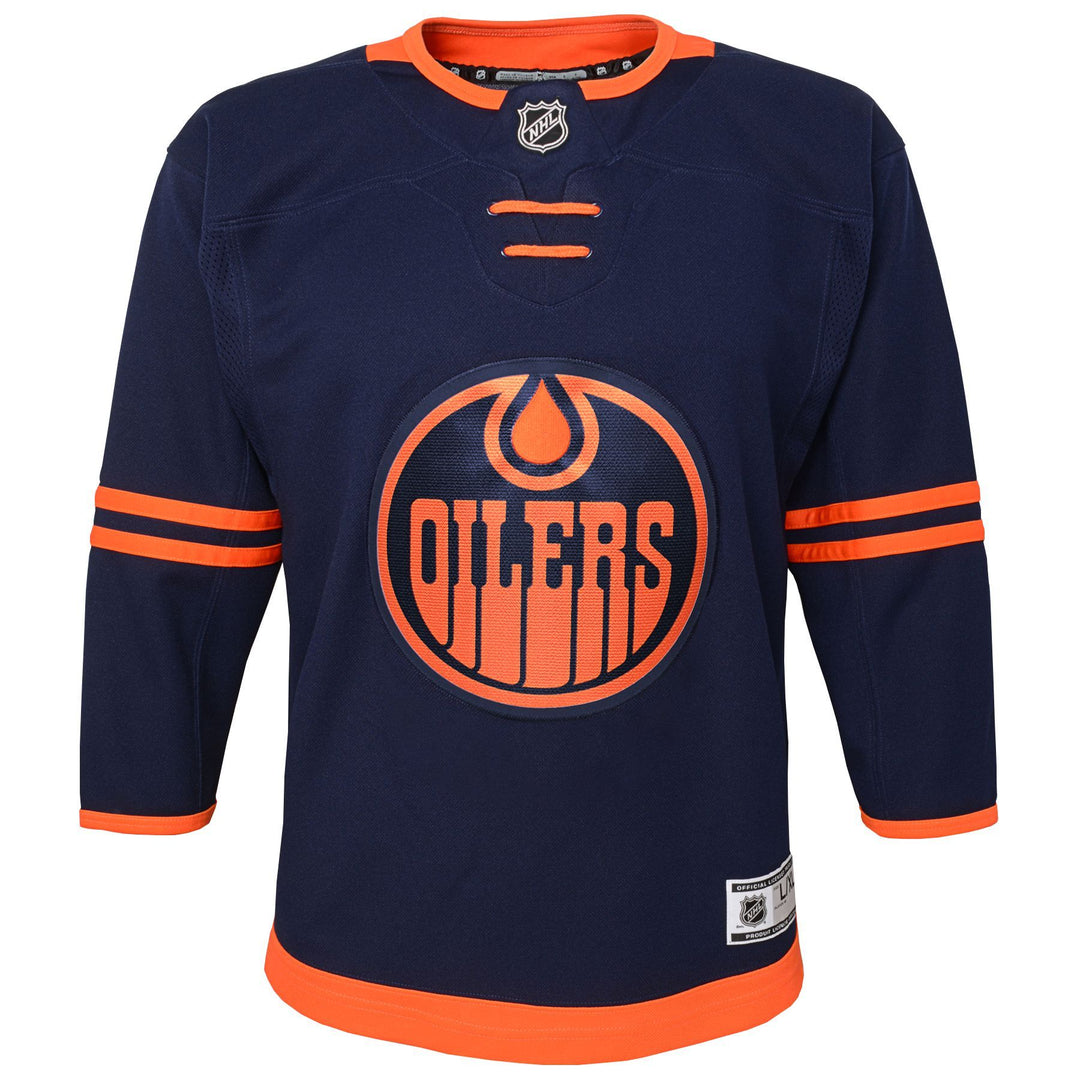 Youth NHL Edmonton Oilers Reverse Retro Navy – Replica Jersey - Sports  Closet