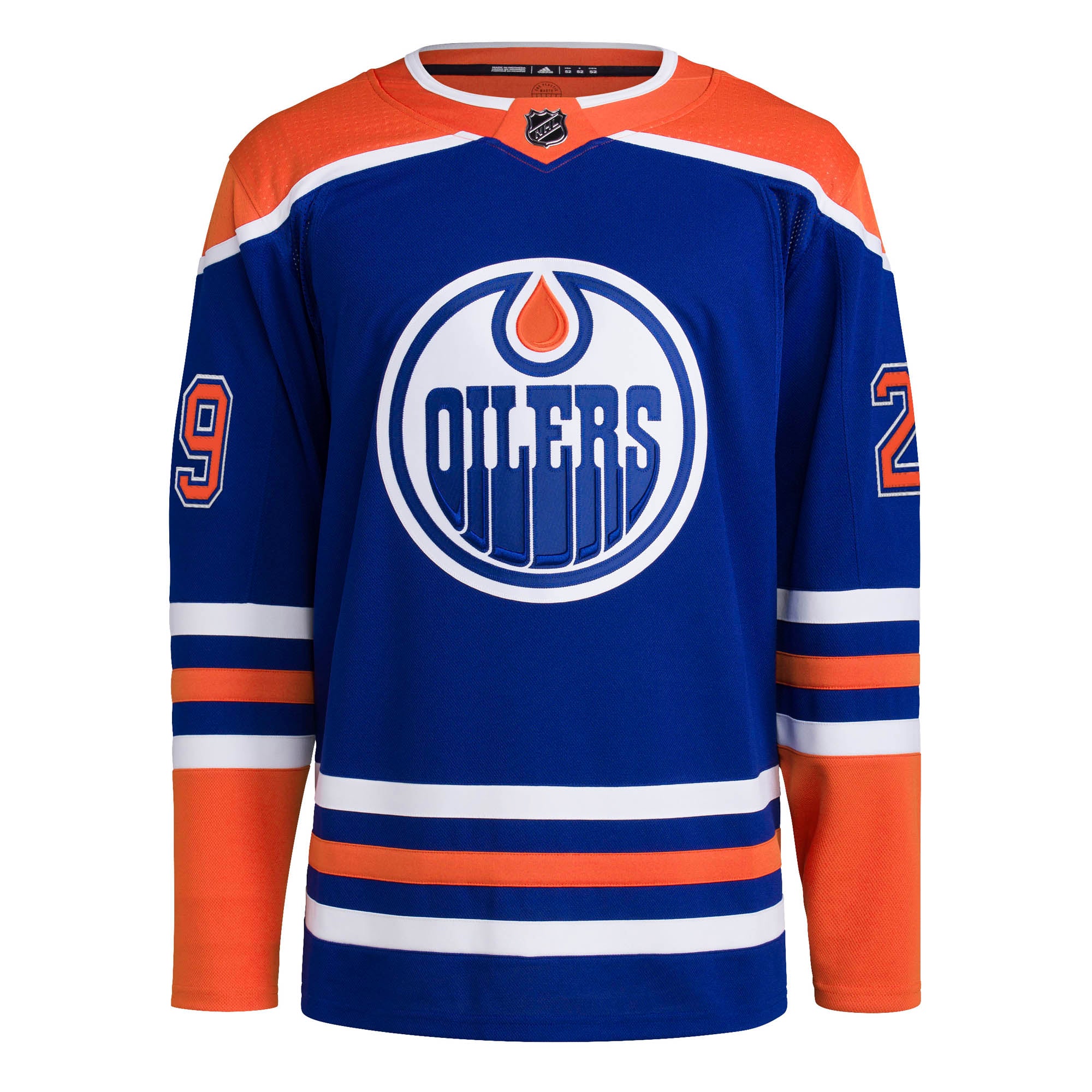 Edmonton Oilers No22 Jean-Francois Jacques Royal Blue Alternate Jersey