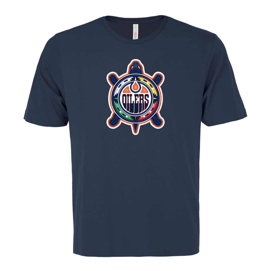 Edmonton Oilers Turtle Island Logo Unisex T-Shirt - REVER LAVIE