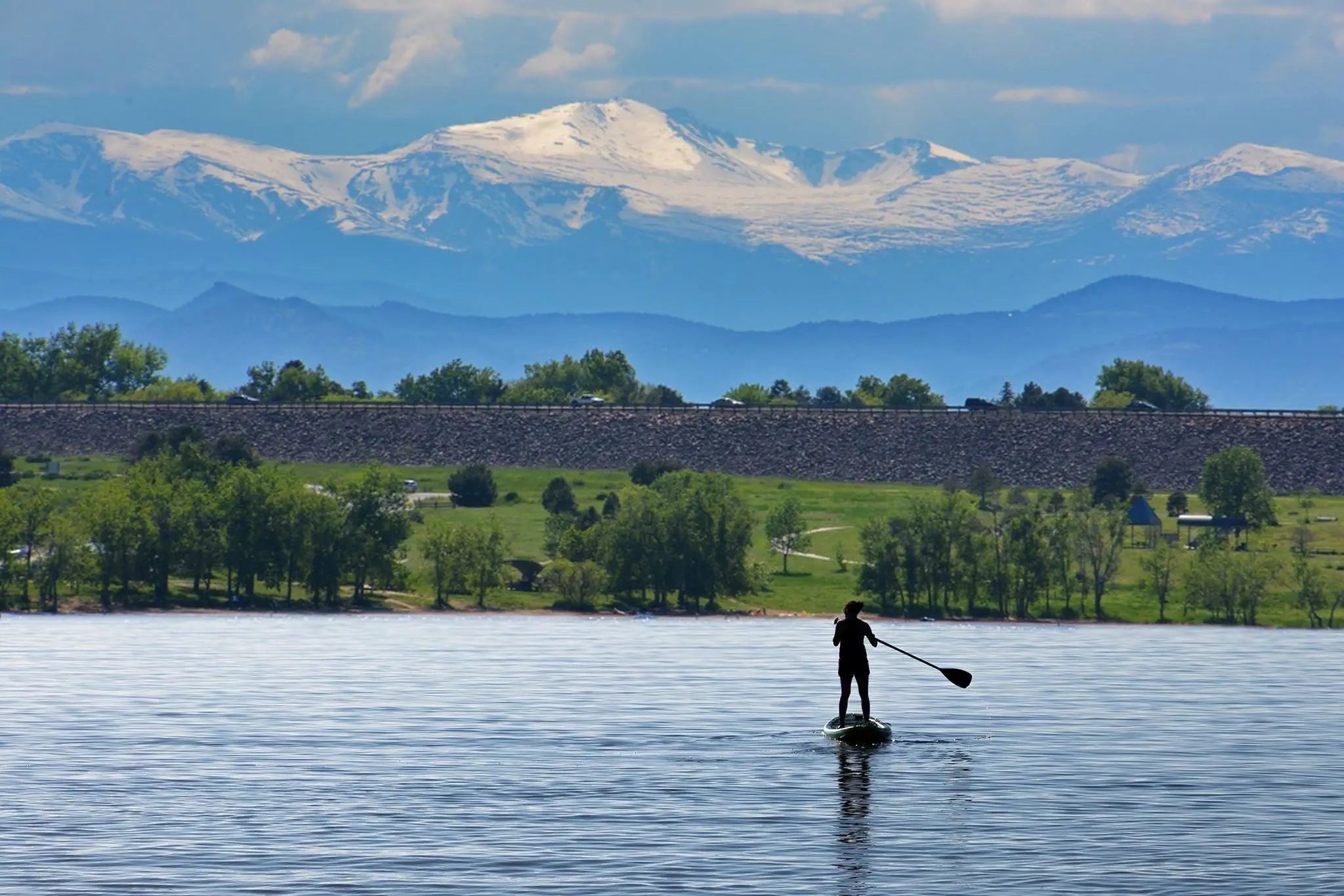 Paddle Boarding Denver Cherry Creek Reservoir